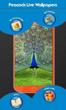 Peacock Live Wallpapers 7 تصوير الشاشة