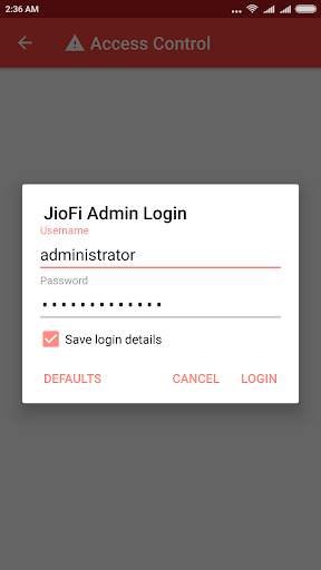 Dashboard for JioFi screenshot 3
