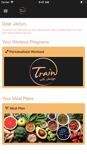 Train With Jaclyn App screenshot 1