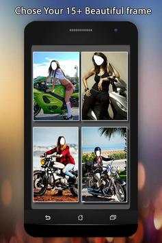Women Bike Photo Suit screenshot 1