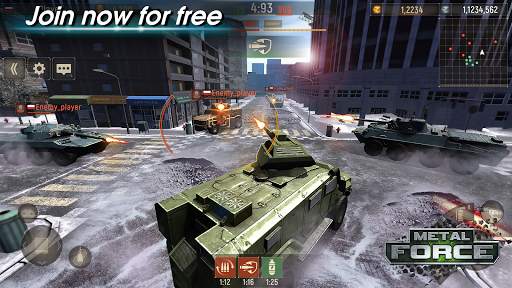 Metal Force: Army Tank Games screenshot 8