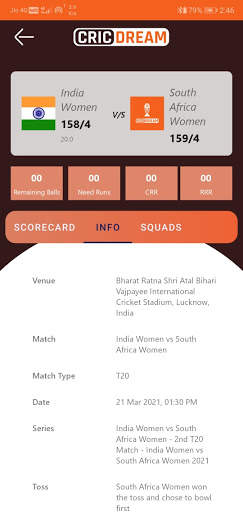 CricDream - Live IPL Cricket Score, Odds, News screenshot 4