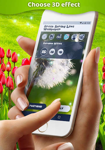 Spring Live Wallpaper 🌺 Green Field Wallpapers screenshot 5