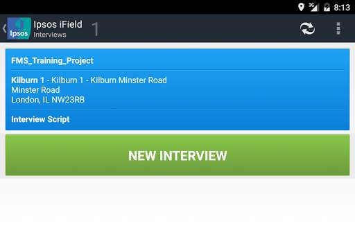 Ipsos iField screenshot 5