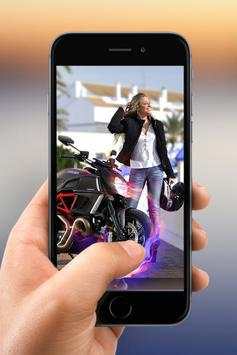 Girls Bike Photo Editor screenshot 1