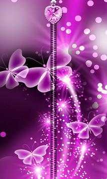 3D Butterfly Zipper UnLock screenshot 5