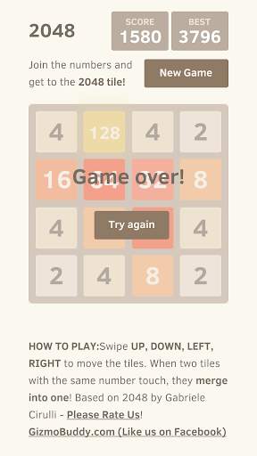 2048 Game - With No Advertisements screenshot 3