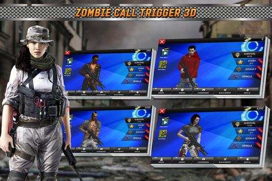 Zombie Call Trigger 3D screenshot 2