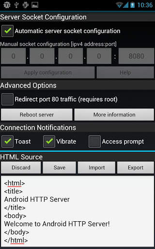 HTTP Server screenshot 2