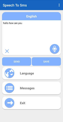 Speech To Sms screenshot 5