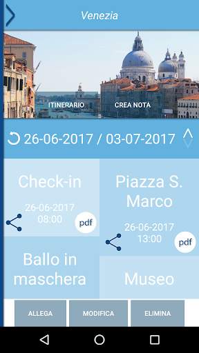 Travel Notes App: crea note, viaggi ed itinerari! screenshot 3