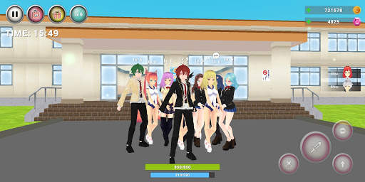 Anime High School Simulator screenshot 1