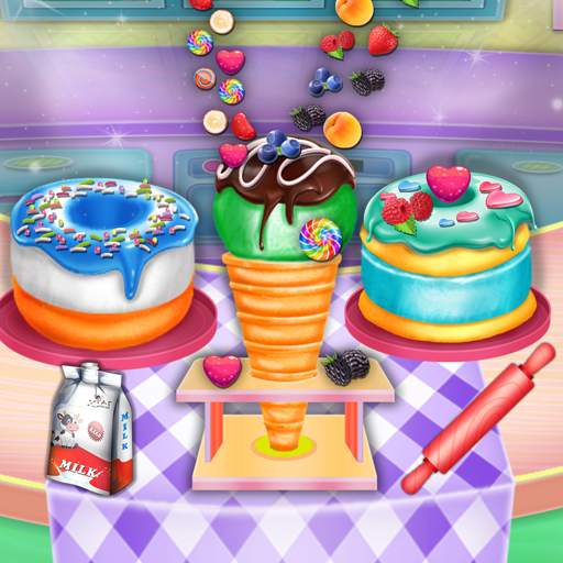 Ice Cream Donuts Maker: Dessert Cooking Games 0.6