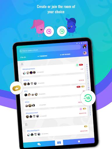 Roomco: chat rooms, date, fun screenshot 6