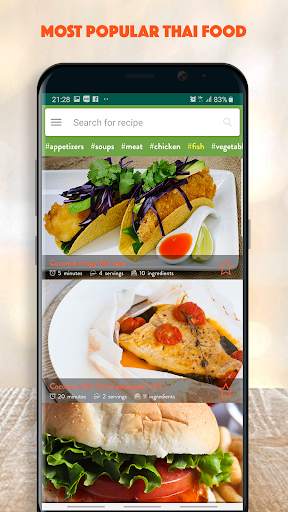 100 Thai Recipes Offline screenshot 2
