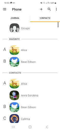 Phone   Contacts & Calls 1 تصوير الشاشة