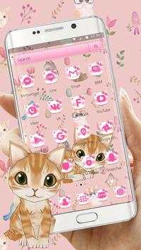 Cute cat live wallpaper theme screenshot 2