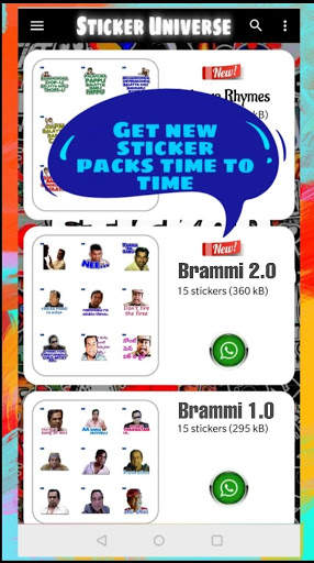Telugu Stickers for Whatsapp SU - WAStickerApps screenshot 2