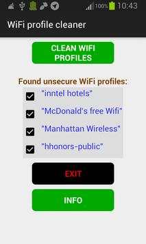 WiFi profile cleaner screenshot 1