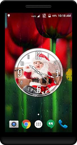 Christmas Clock Live Wallpaper screenshot 4