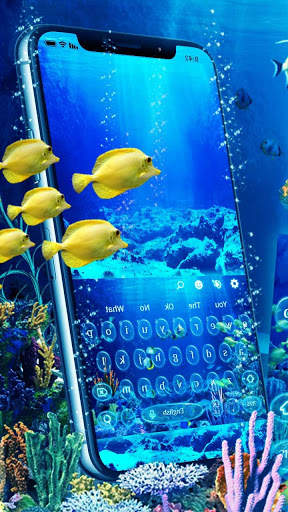 Underwater Aquarium Fish Keyboard screenshot 1