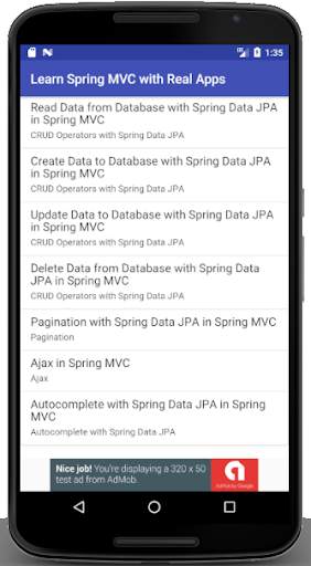 Learn Spring MVC with Real Apps скриншот 4