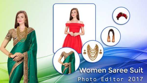Women Saree Suit Photo Editor 2017 screenshot 1