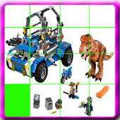 Sliding Puzzle Lego Jurassic logo