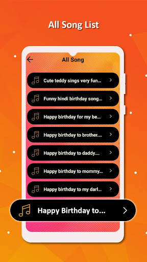 Birthday Song Maker - Create Wishes Song With Name screenshot 4