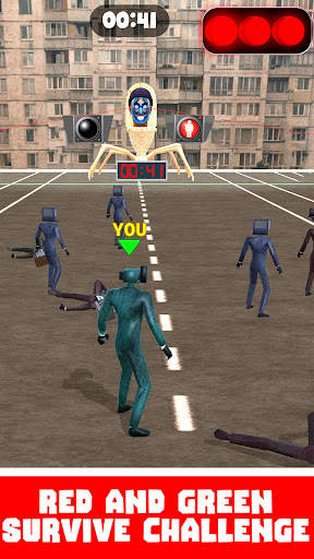 Skibydy Toilet-Red Green light screenshot 2