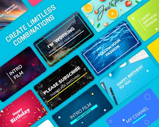 IntroFilm : Intro Video Maker & Text Animation screenshot 1