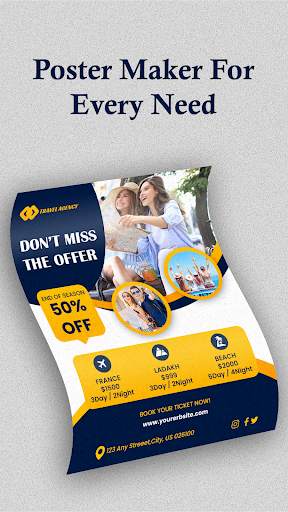 Flyer Maker, Poster Maker screenshot 4