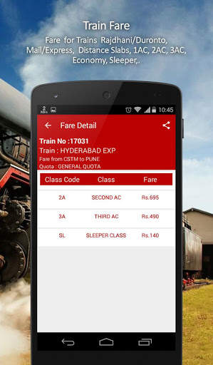 Indian Railway Time Table PRO screenshot 5