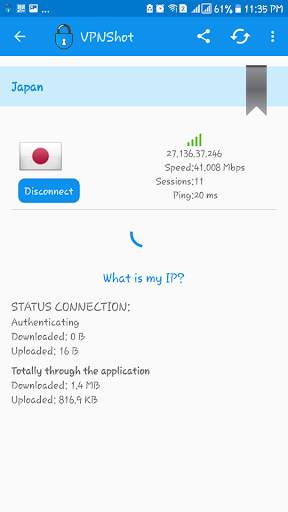 VPNShot - Safer Internet screenshot 3