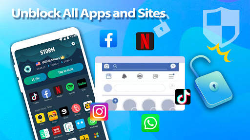 Storm VPN - Proxy Free Fast & Unblock screenshot 4