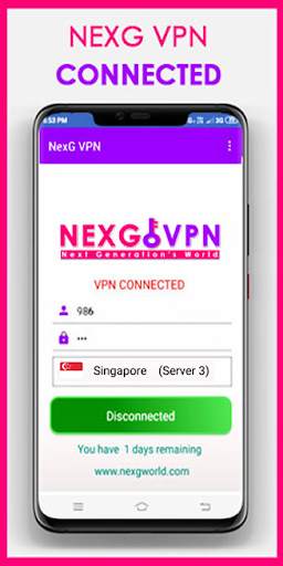 NEXG VPN screenshot 4