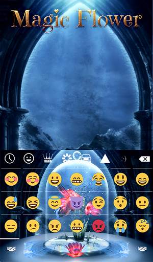 Magic Flower Animated Keyboard   Live Wallpaper screenshot 4