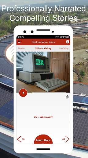 Silicon Valley Technology GPS Audio Tour Guide screenshot 5