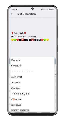 Font Style : cool text & emoji screenshot 5