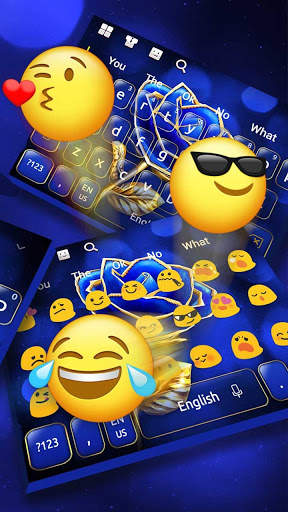 Blue Rose Keyboard screenshot 3
