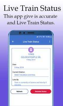 Indian Railway : Live Train Status, PNR Status screenshot 2