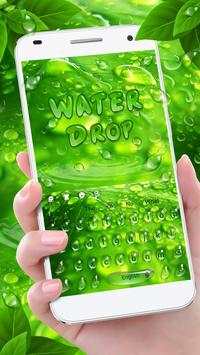 Water Drop Leaf Keyboard Theme screenshot 1
