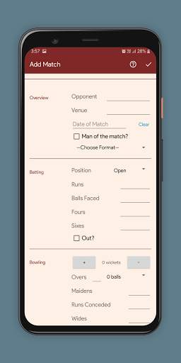 Cricket Career Statistics Tracker screenshot 5