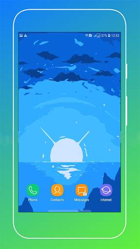 Blue Wallpaper screenshot 7