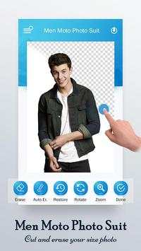 Men Moto Photo Suit screenshot 1