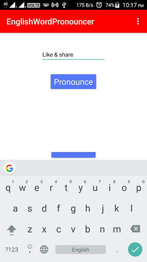 English Word Pronouncer screenshot 1
