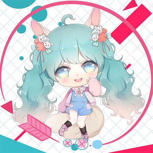 Cute Girl Avatar Maker أيقونة