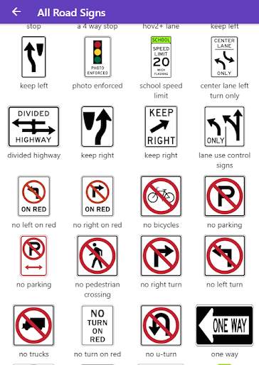 Practice Test USA & Road Signs screenshot 19