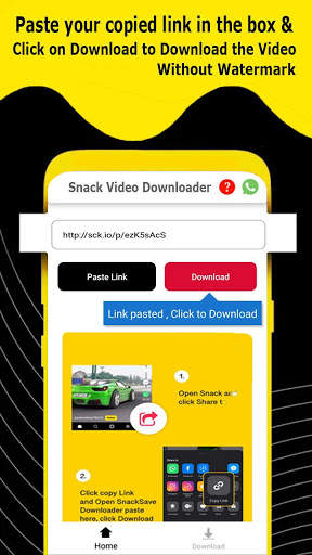 Snack Video Downloader Without Watermark screenshot 3