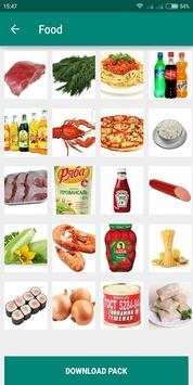 Super Food Pack Photo Sticker for Whatsapp Chat screenshot 5